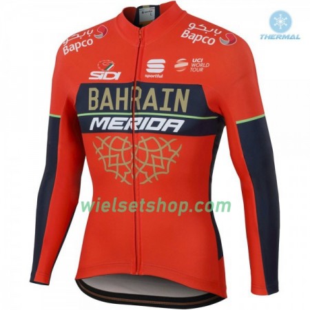 Wielershirt 2018 Bahrain-Merida N001 Winter Thermal Fleece